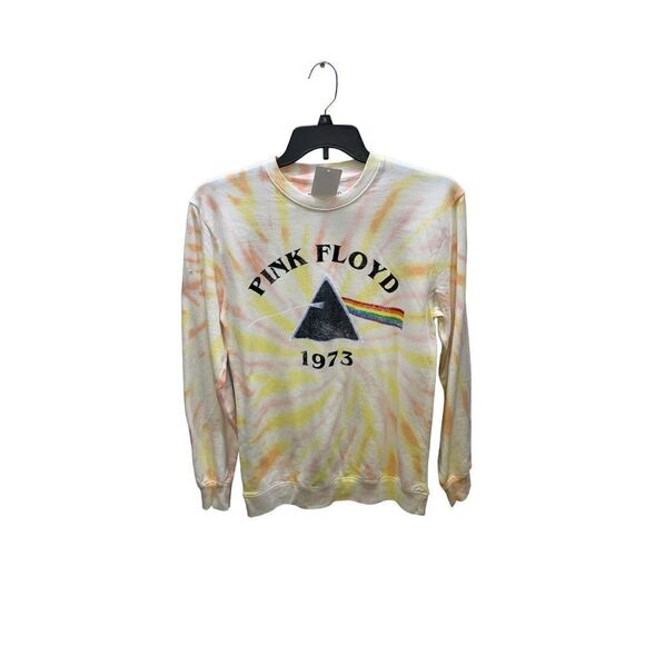 NWT Tie Dye Pink Floyd Crewneck Size Large** COMFY!! BRIGHT!! - Picture 1 of 4